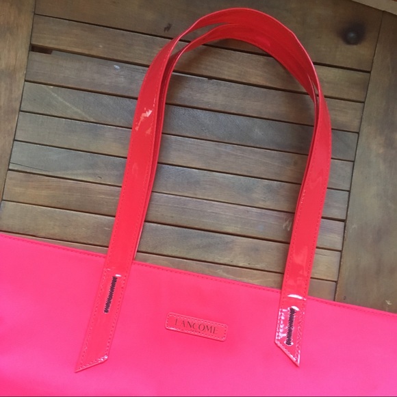 2/$15 ☀️ New Lancôme Pink and Red Flamingo Tote - Picture 7 of 7